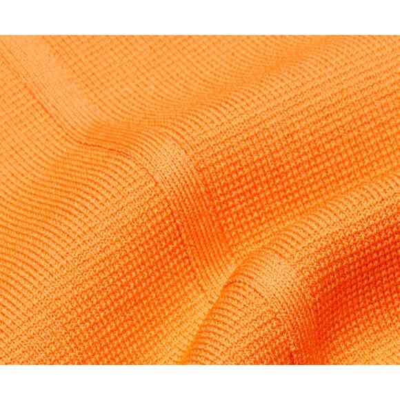 $138 NWT Aritzia Babaton Sculpt Orange Knit Bustier Mini Dress - M - Picture 3 of 7